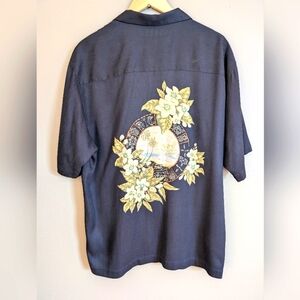 Tommy Bahama Silk Hawaiian Shirt Size Large